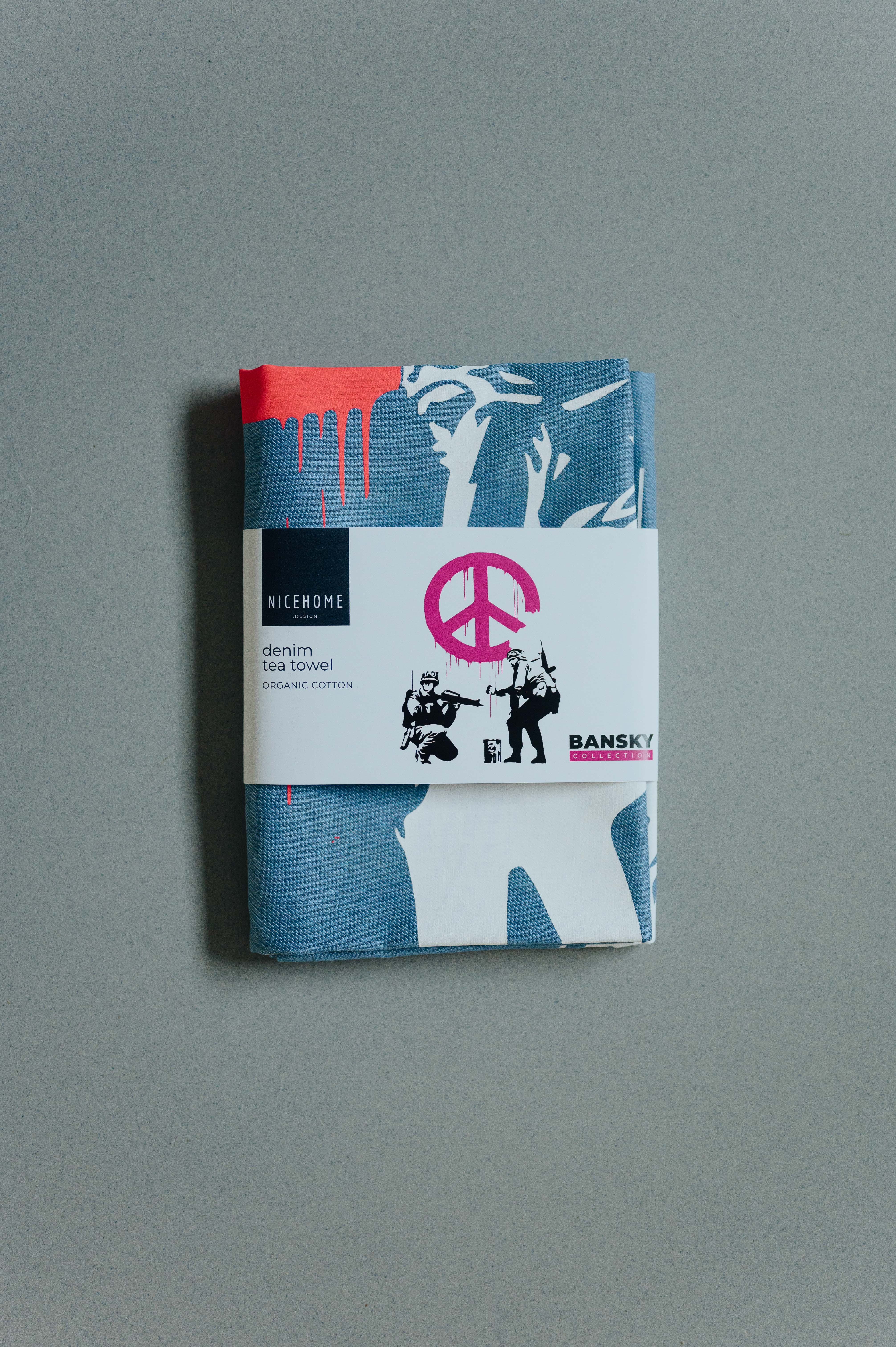 Nice Home Design - Wholesale Tea Towel - Tea Towel DENIM NEW Peace3