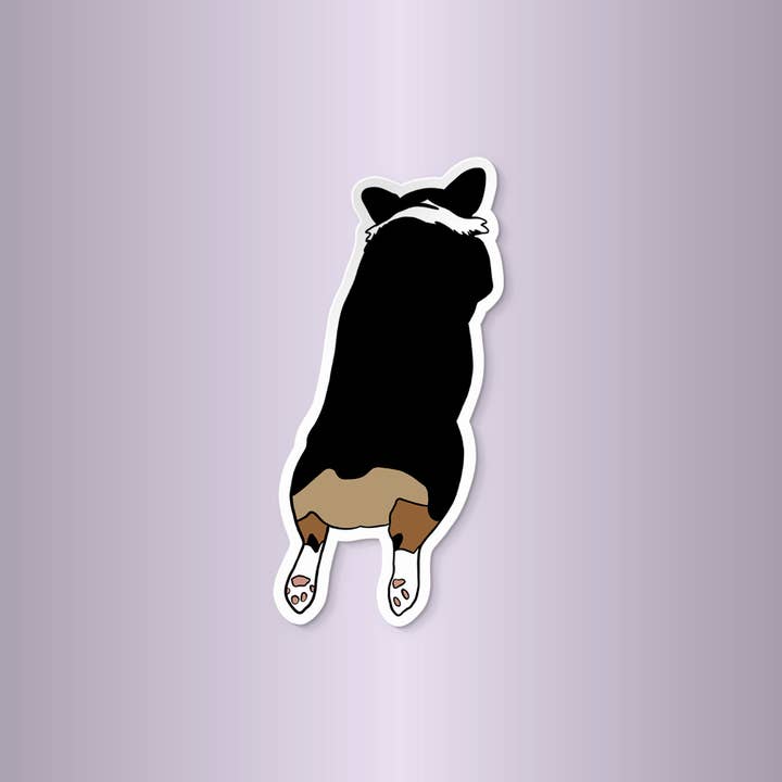 Aimant Corgi Sploot pour la vente par MangoIllustrated