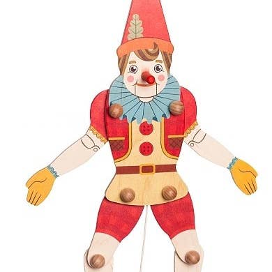 BAJO WOODEN TOYS - Wholesale Wall Decor - Kids & Baby - Wooden Pinocchio (Moving Parts) - Wall Decoration0