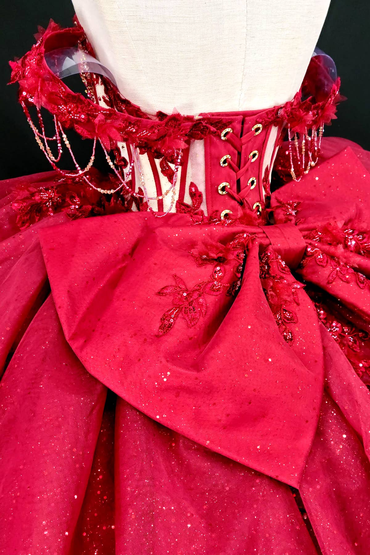 Chicas - Wholesale Formele jurk - Dames - Schouderloze quinceañera-jurk met korset CHF313215