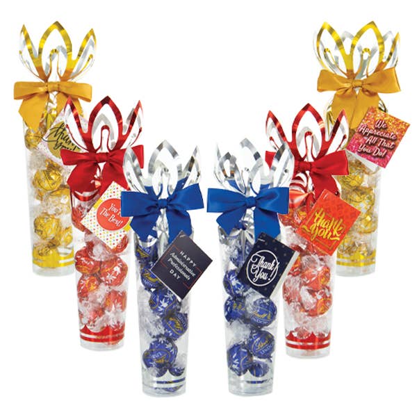 Lindt Lindor Chocolate Truffle Towers for Admin Day for wholesale by Kelli's