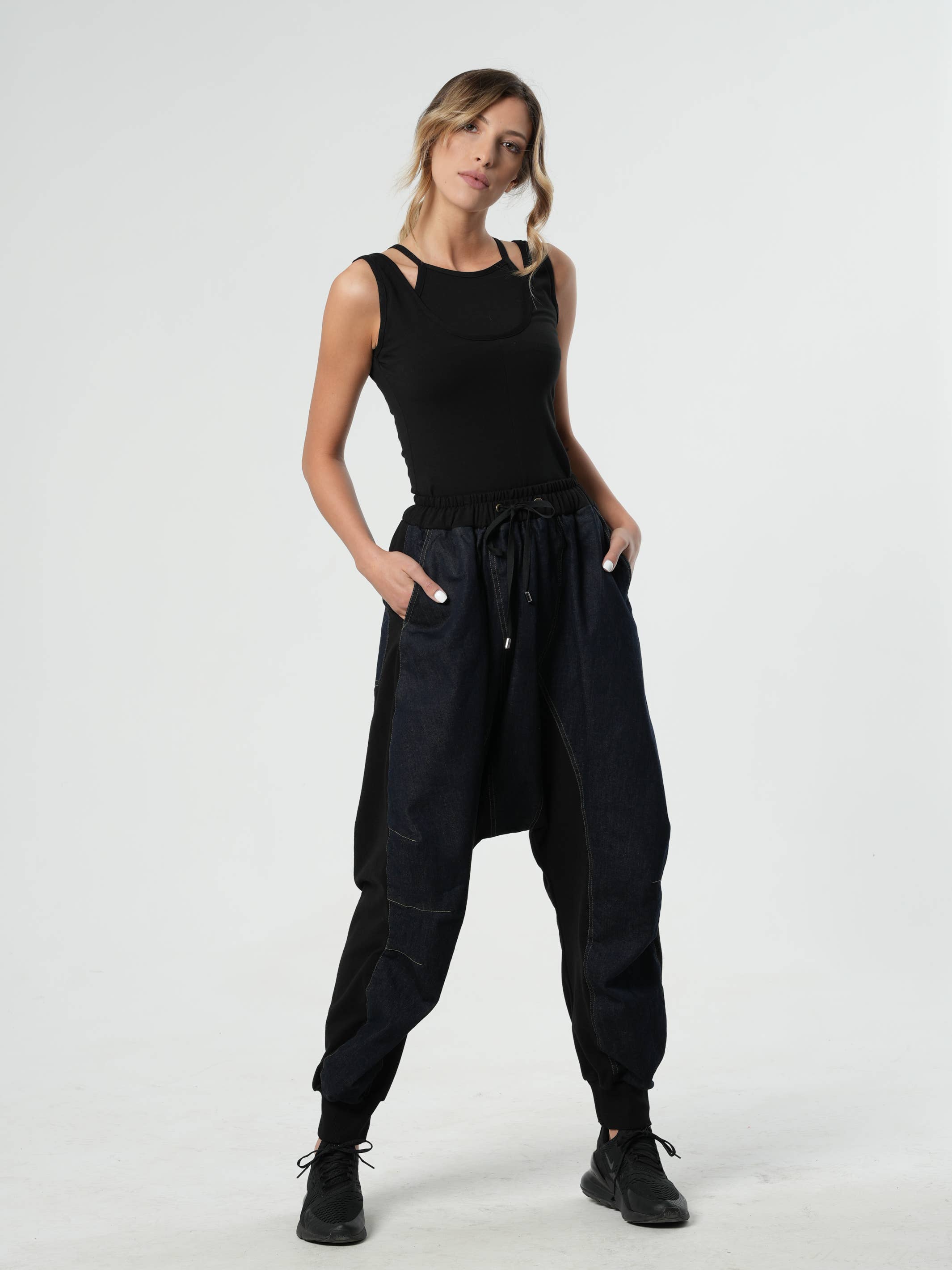 Metamorphoza - Wholesale Pants - Women's - Wide Leg Denim Pants1