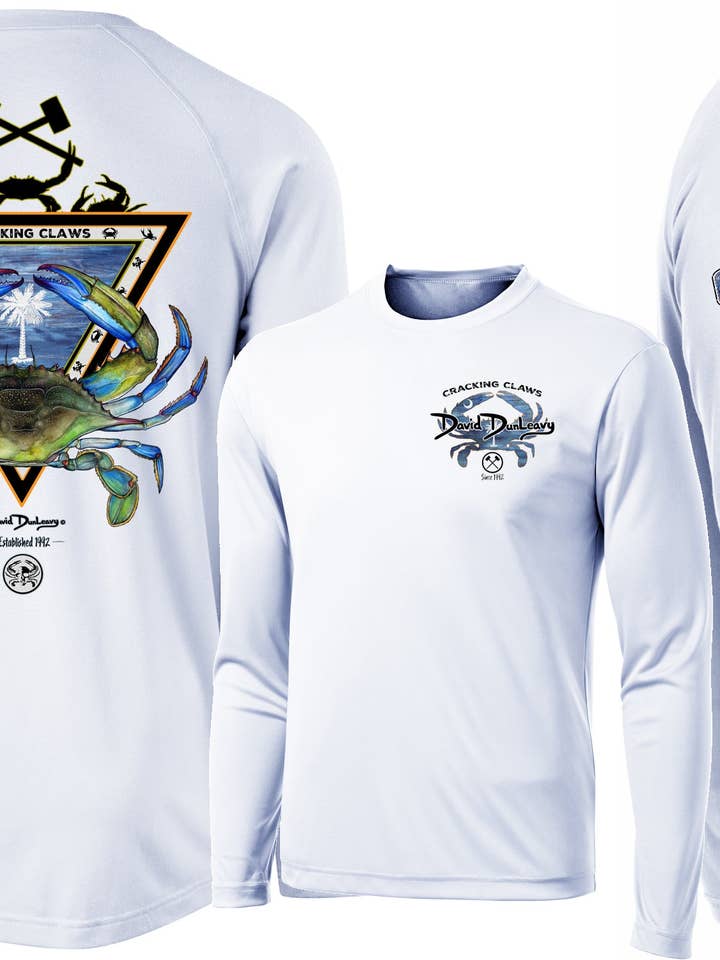 Herrprestanda South Carolina Blå Krabba Långärmad för wholesale av David Dunleavy