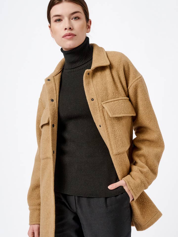 Overshirt jacket for wholesale by Mila.Vert