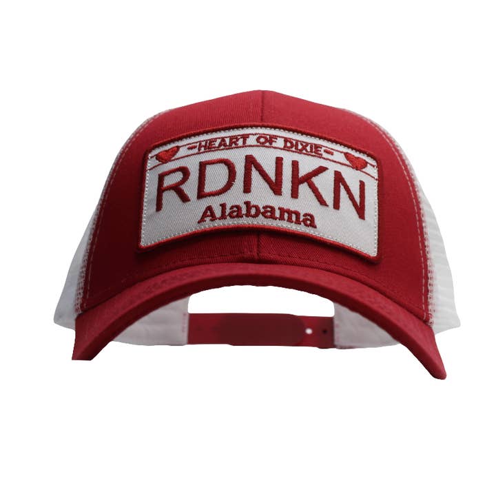 Alabama (Crimson) RDNKN Mesh snapback hat for wholesale by RDNKN Clothing and Apparel
