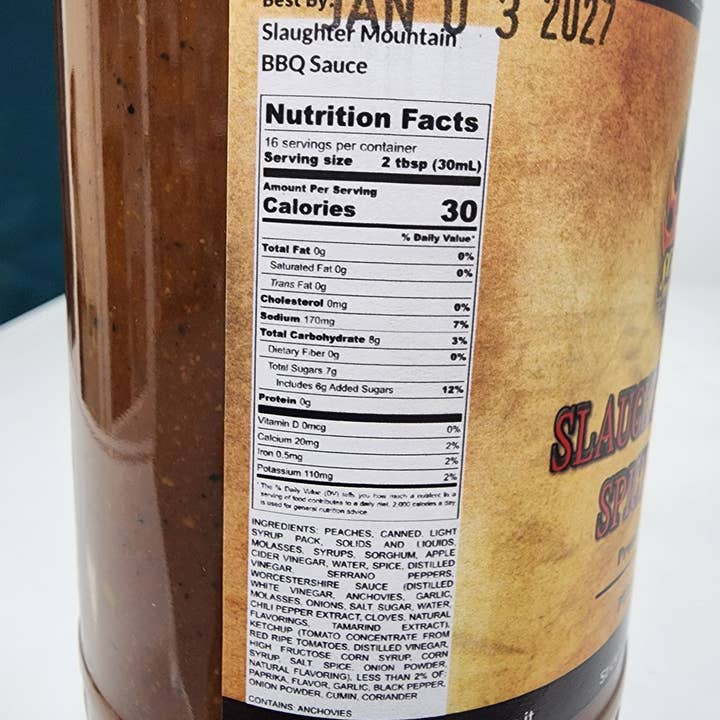 Scary Jerry's Mountain Fire Hot Sauce - Wholesale BBQ Sauce - Slaughter Mountain Spicy BBQ Sauce4