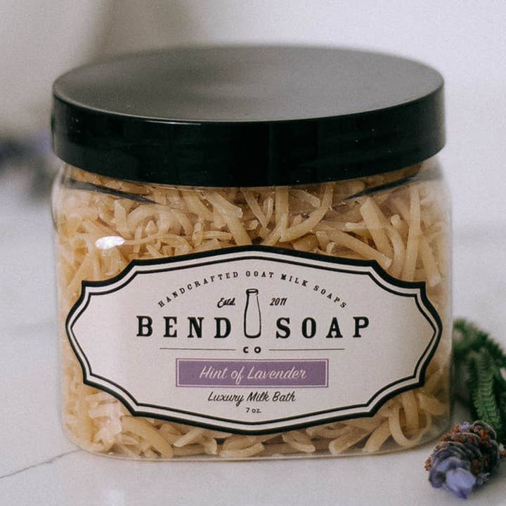 Hint of Lavender Milk Bath for wholesale by Bend Soap Company