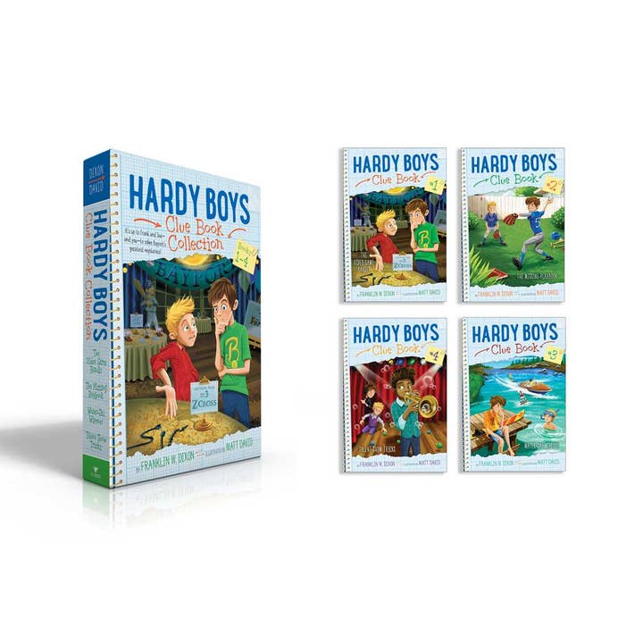 Simon & Schuster - Wholesale Early Reader Book (6-8) - Hardy Boys Clue Book Collection Books 1-4 (Boxed Set) by Franklin W. Dixon1