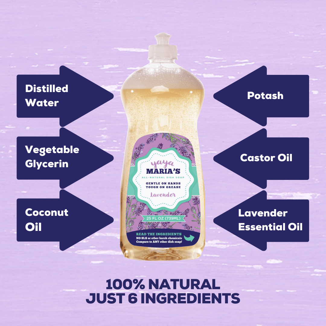 Yaya Maria's - Wholesale Dish Soap - Natural Dish Soap 5 Gal Bulk Refill6