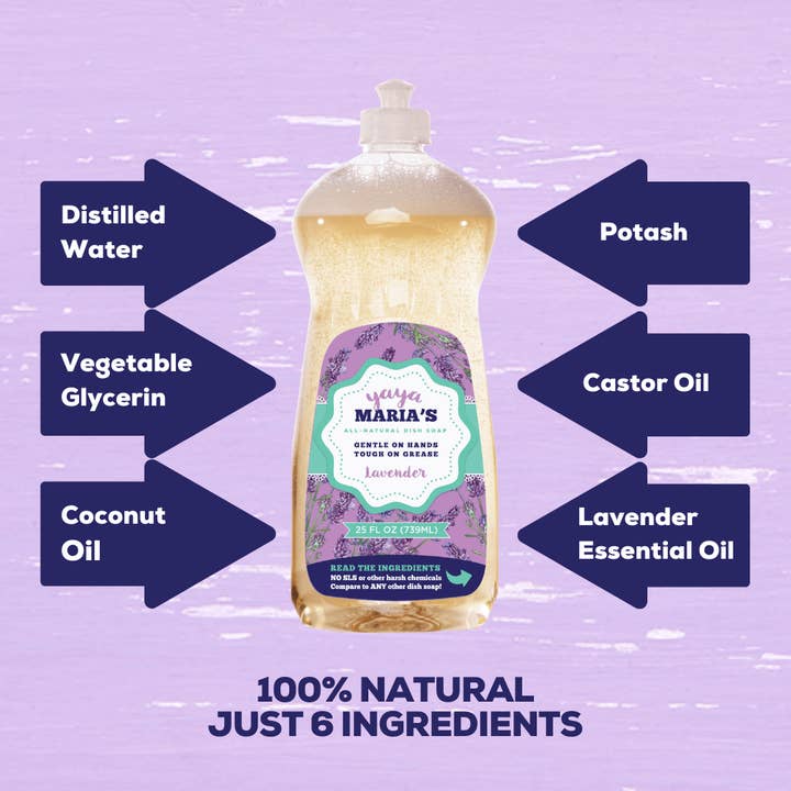 Yaya Maria's - Wholesale Dish Soap - Natural Dish Soap 5 Gal Bulk Refill6