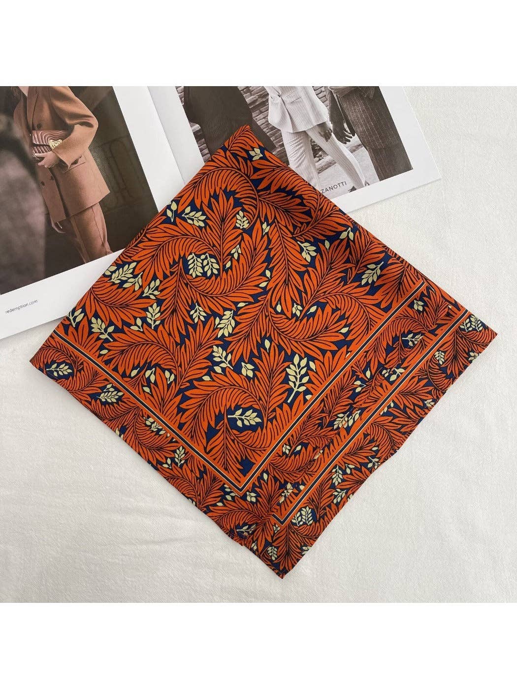 Funkyrel® Atzbranding Limited - Vente Écharpe – femme - Scarvii - Écharpe à imprimé floral rayé - Élégante et polyvalente8