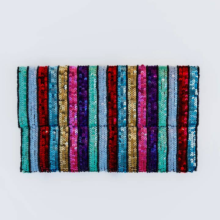 Party Ready Sequin Clutch for wholesale by Pria Handmade Accessories
