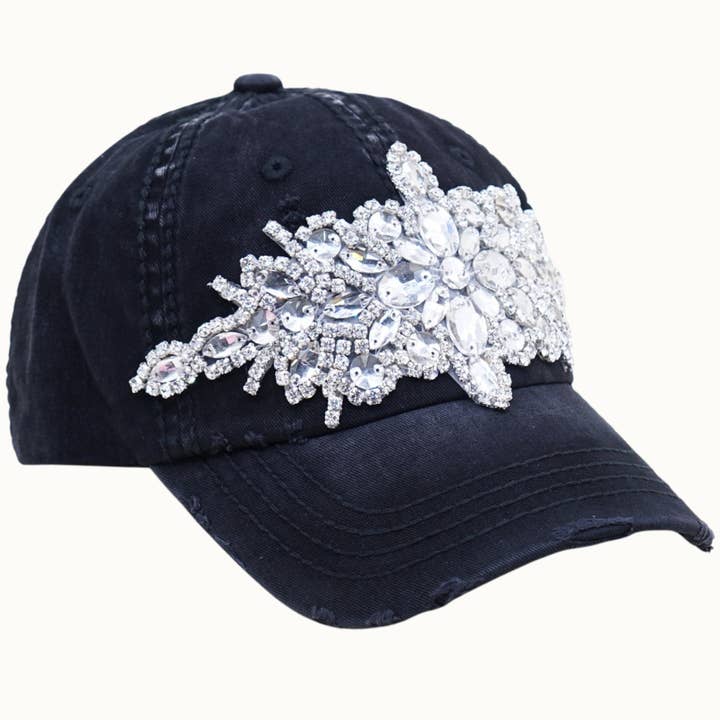 Olive & Pique - Wholesale Baseball Cap - Women's - Abstract Bejeweled Bling Glitz Cap, Adjustable27