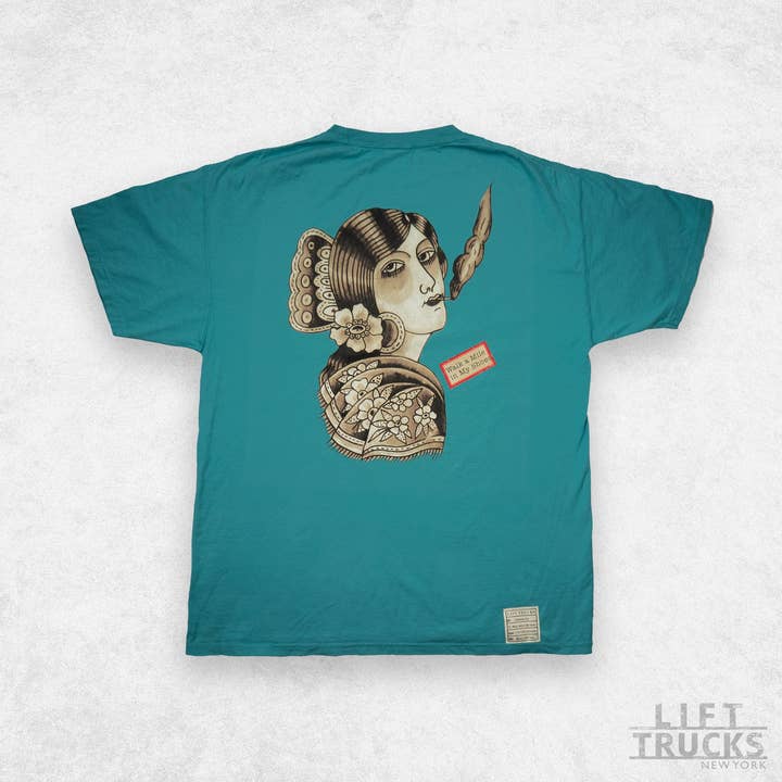 Gå en mil i mina skor Flash Tattoo Shirt för wholesale av Lift Trucks NY