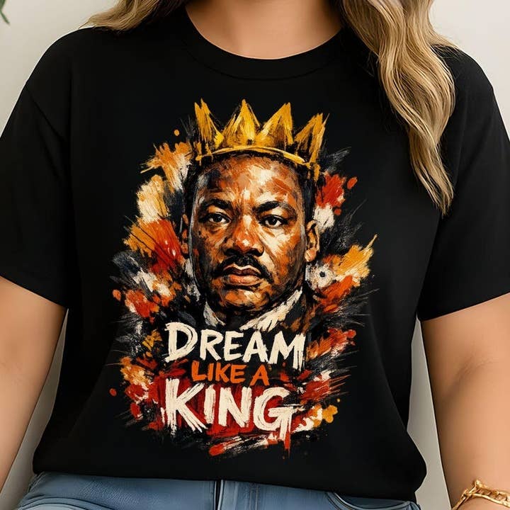 The Dream Shirt, MLK Day Inspirational Quote Shirt, Civil for wholesale by AJCanvasPrints