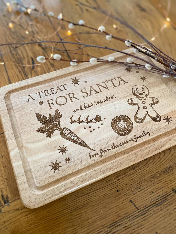 Christmas Eve bread boards for wholesale by Candice Wren