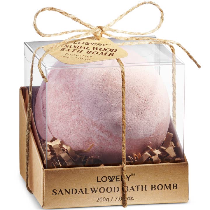 Lovery - Wholesale Bath Bomb/Fizz - Stocking Stuffers Gift Ideas, Handmade Sandalwood Bath Bomb