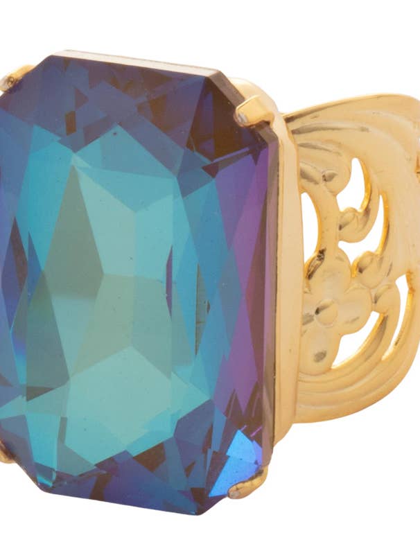 Anillo de cóctel ajustable Viretta - RBT67BGCPD para venta al por mayor de Sorrelli