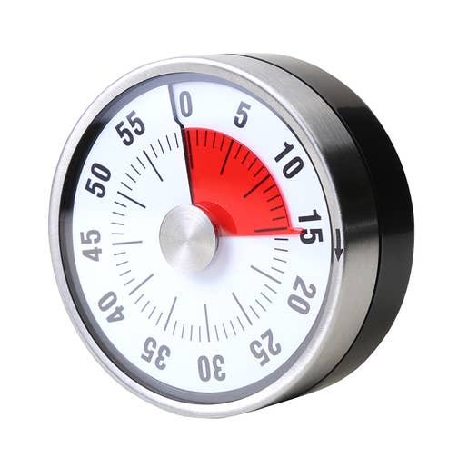 Balvi - Wholesale Timer - Visual, Magnetic, Stainless Steel Timer0