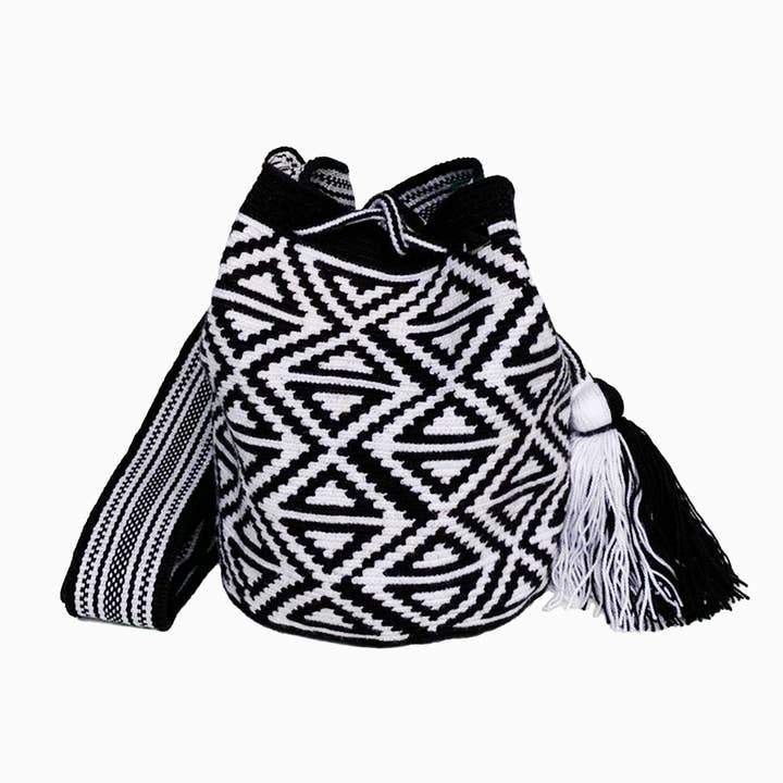 Coro Cora – Engroshandel Crossbodytaske - Dame – Wayuu Mochila Bag - Håndvævet hæklet Crossbody Skuldertaske