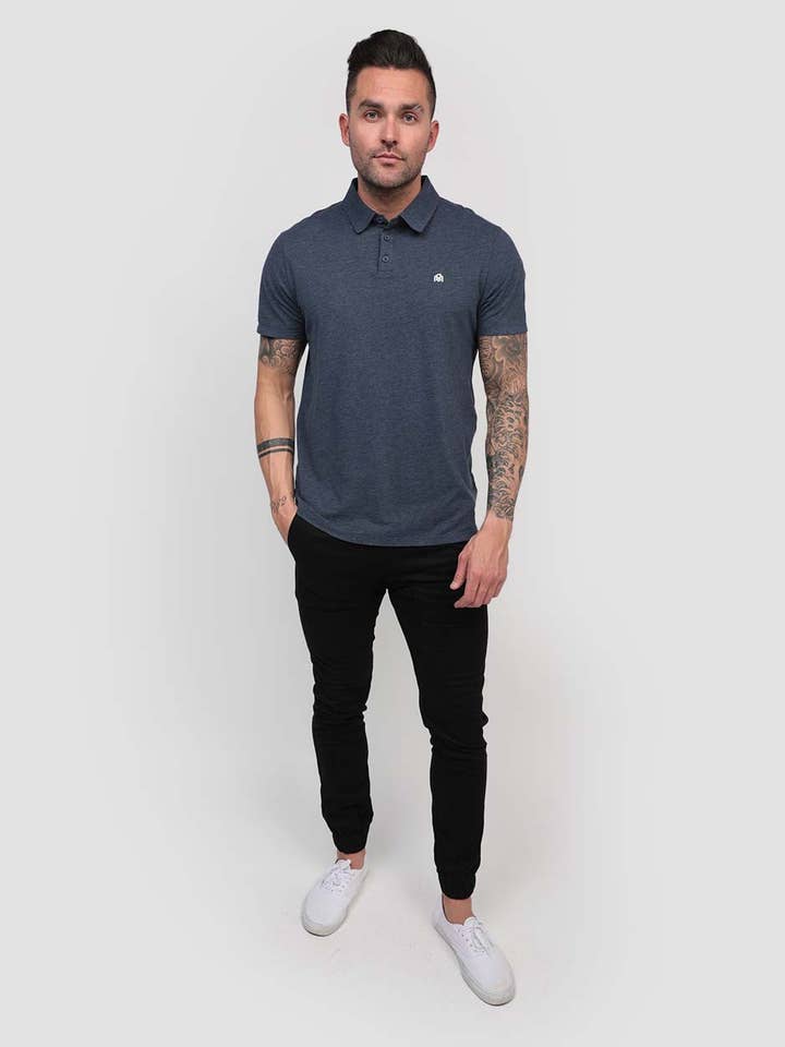 INTO THE AM - Wholesale Polo - Men's - Men's Short Sleeve Polo Shirt (Branded)17