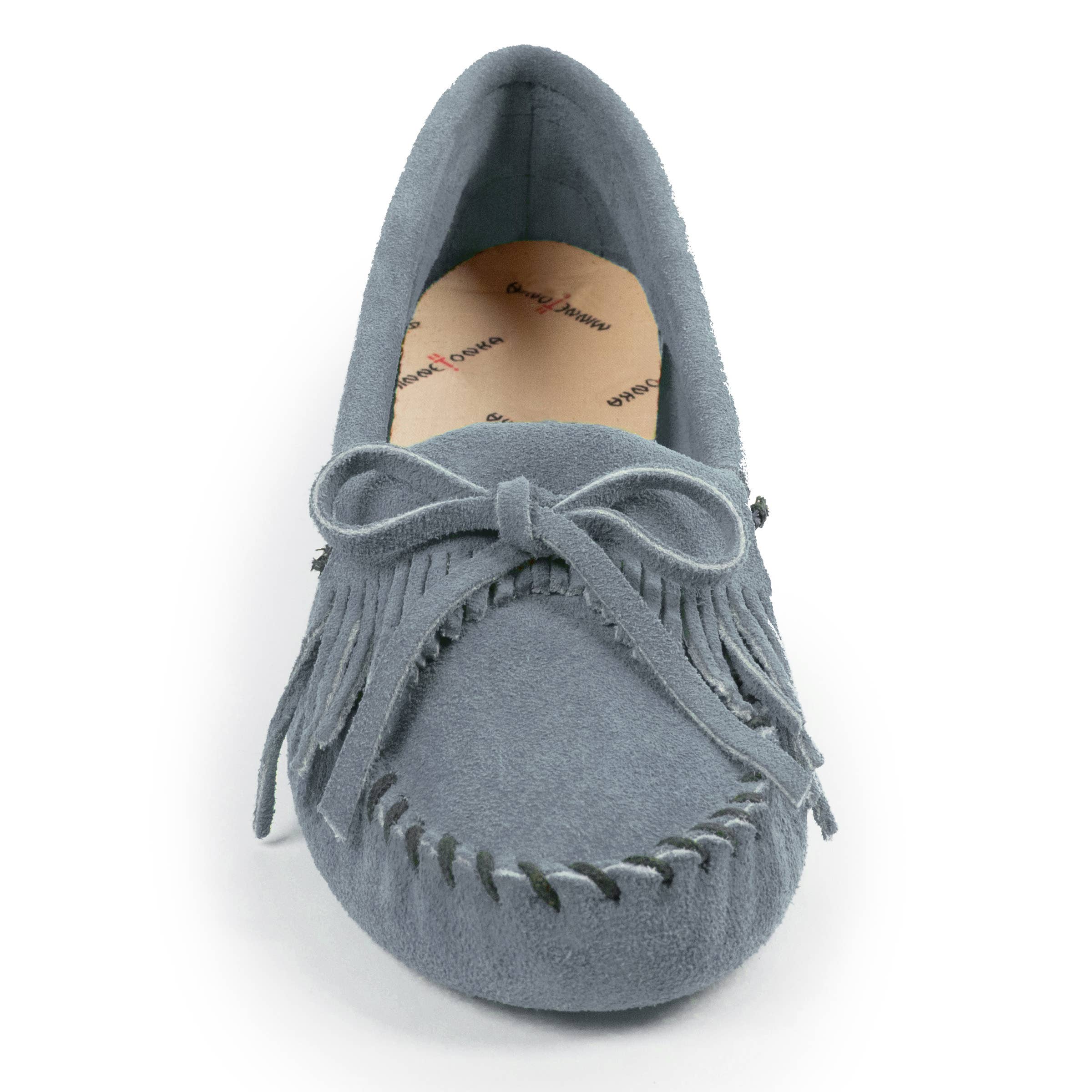 Minnetonka - Vente Ballerines/mocassins – femme - Mocassin à semelle souple à enfiler Kilty Suede pour femmes8