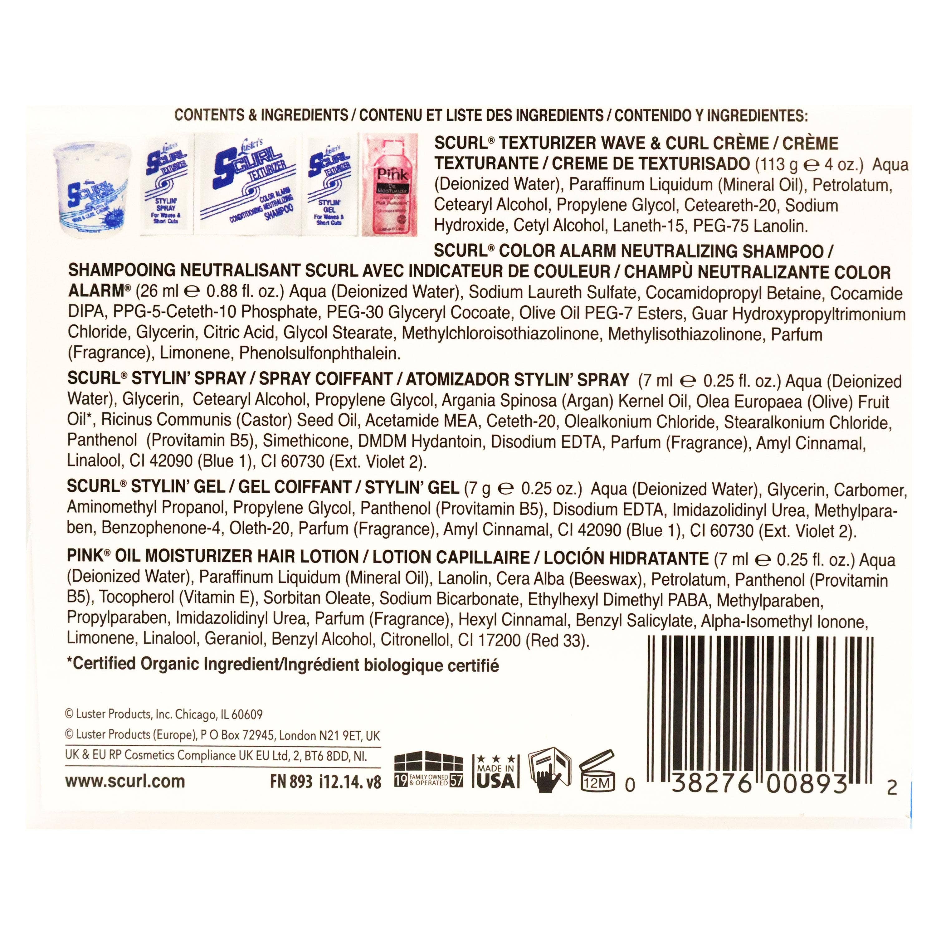 KT Supply - Wholesale Hair styling gel/mousse - Luster's SCurl Comb Thru Hair Texturant Regular Strength1