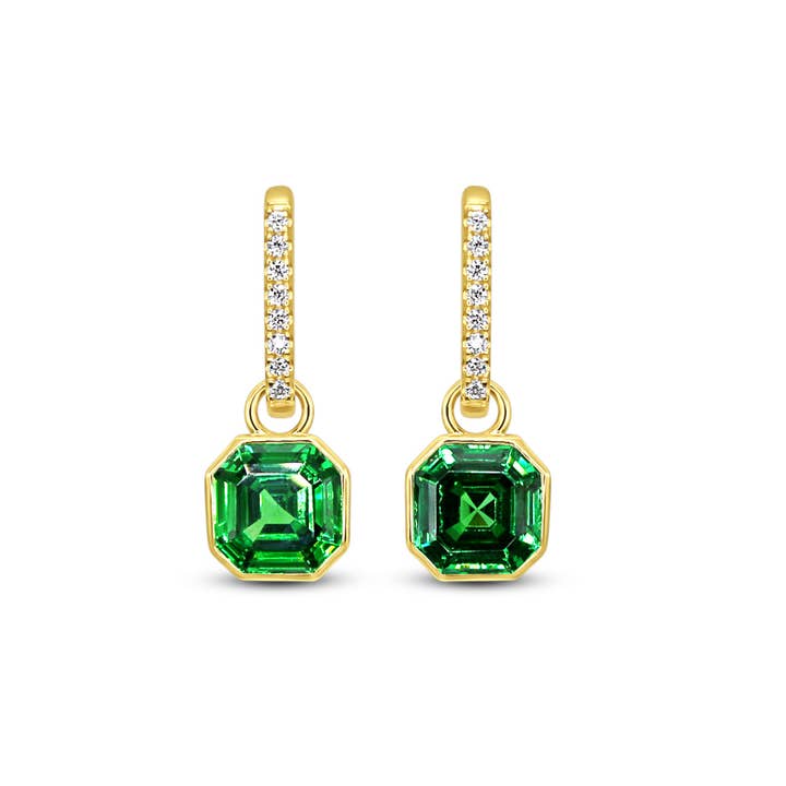 Chloe + Lois - Wholesale Hoop Earrings - Luxe Asscher Hoops11