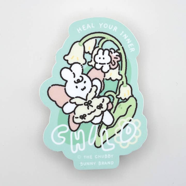 Heal Your Inner Child Vinyl Sticker for wholesale by The Chubby Bunny Brand
