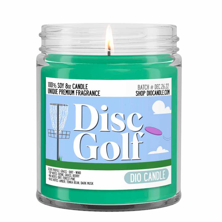 Candela Disc Golf per la vendita all'ingrosso da parte di Dio Candle Company