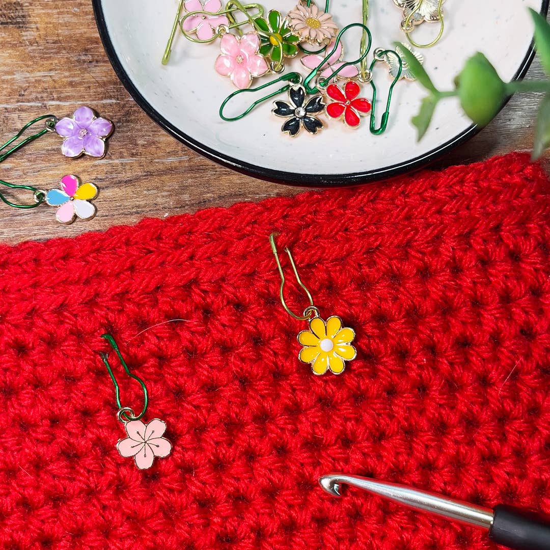 Anna B. Shop - Wholesale Knitting/Crochet Supplies - Flower Garden Stitch Marker Set3