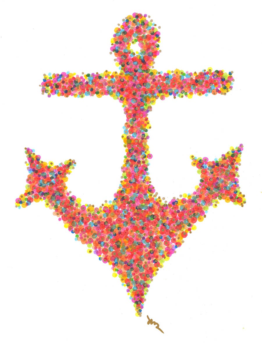 Gallery of Good® - Wholesale Everyday Greeting Card - "Anchors Away" Fine Paper Card w/envelope0