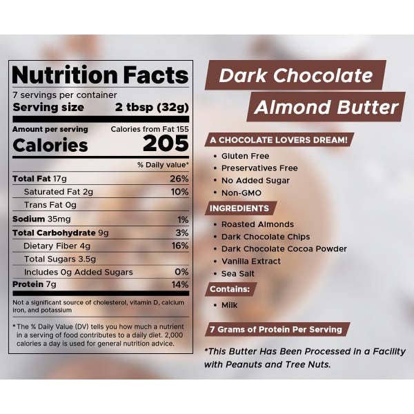 Laurel's Butter - Vente Beurres de noix - Beurre d'amande au chocolat noir, sans sucre ajouté, Nutella 8 oz