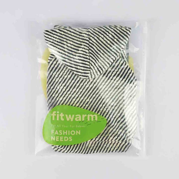 Fitwarm - Wholesale Pet Hoodie - Dog - Silver Striped Dog Hoodie8