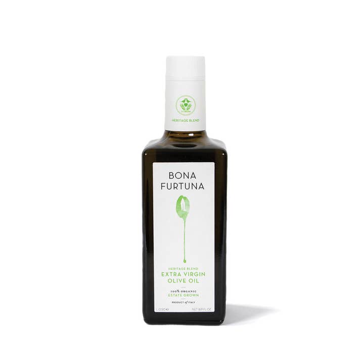 Organic Heritage Blend Extra Virgin Olive Oil for wholesale by Bona Furtuna