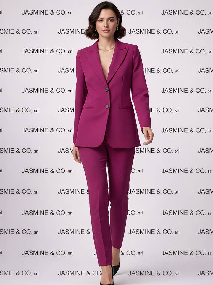Tailleur in Fuchsia – Made in Italy | Sonderpreis -30% für den Großhandel von JASMINE & CO. SRL