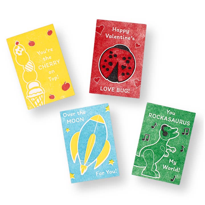 Kleines Valentinstags-Set für den Großhandel von Letterpress PLAY