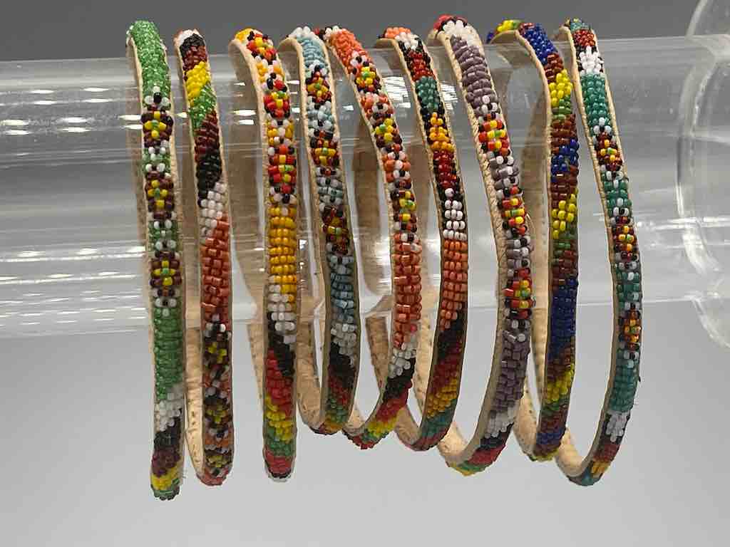 The Niger Bend - Vendita all'ingrosso Bracciale con perline - Sahara - Braccialetto in pelle Mali con perline12