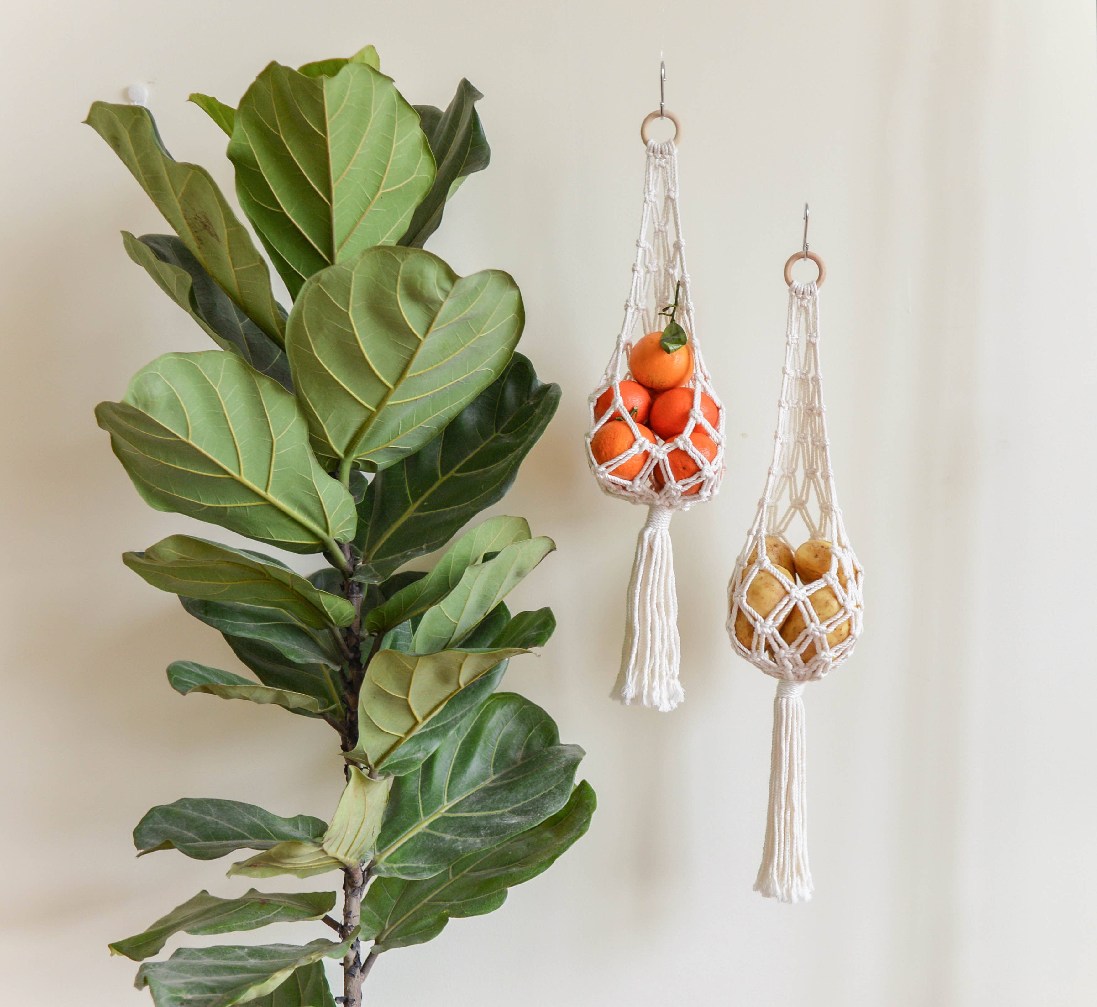 BeanDaikon - Wholesale Hanging planter - Macrame Hanging Basket H100