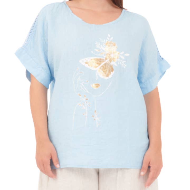 6737 Celeste Vera May Italiaanse Katoenen Top voor wholesale door VeraMay