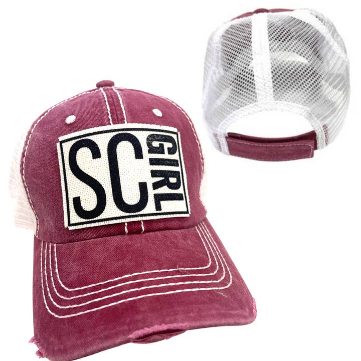 SOUTH CAROLINA GIRL HATS for wholesale by dkhandmade