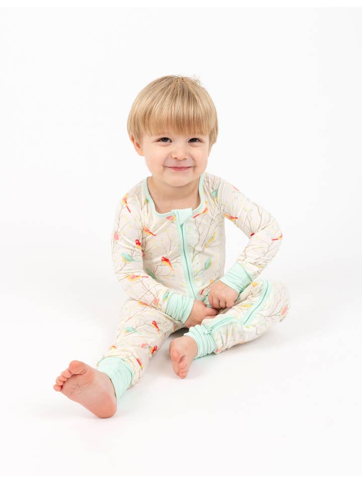 Leveret Pajamas – wholesale Sleepsuit – Baby – Baby's Footed Bamboo Pajamas - Baby Pajamas - Bamboo