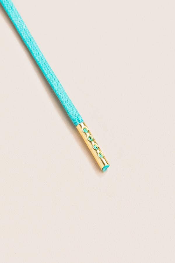 Senkels - Wholesale Shoelaces - Unisex - turquoise | round waxed laces6