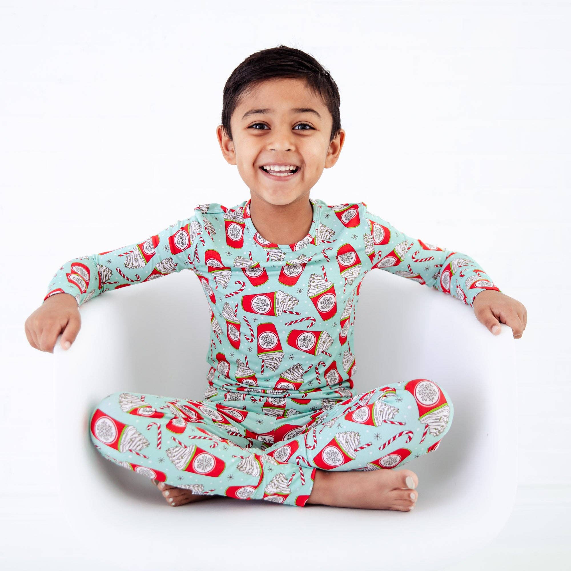 Dreamiere - Wholesale Sleepwear Set - Kids - A Cup Of Cheer Two Piece Pajamas Set4
