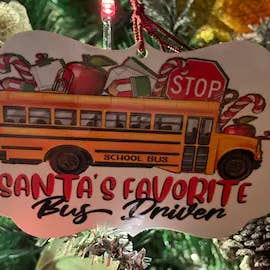 Favorite Bus Driver Ornament, Christmas Ornament, Christmas for wholesale by Shades Jewelry & Gifts