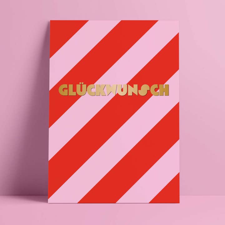 Ansichtkaart // OroLumi Felicitatie voor wholesale door Designfräulein