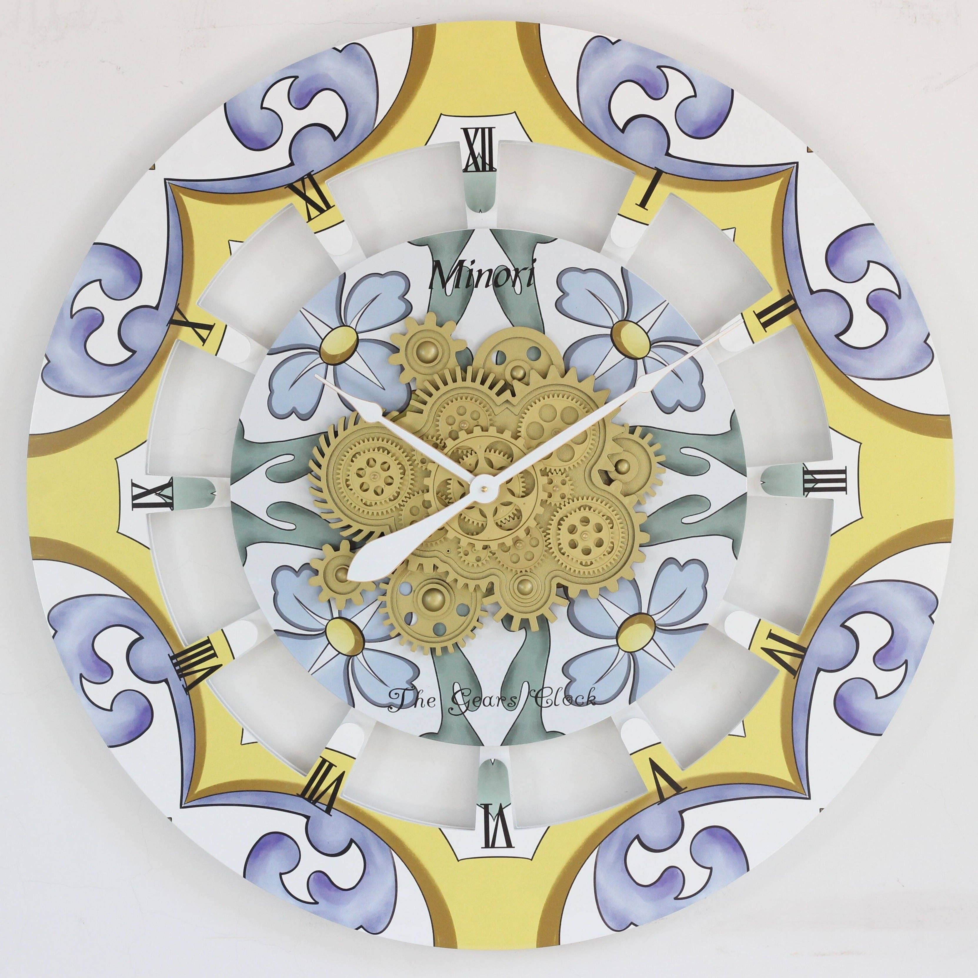 The Gears Clock - Wholesale Wall Clock - ITALY LINE WALL CLOCK 36 INCH ROUND MINORI2