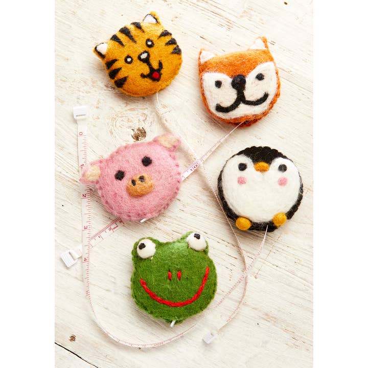 Namaste - Wholesale Measuring Tape - Felt Animal Tape Measure
