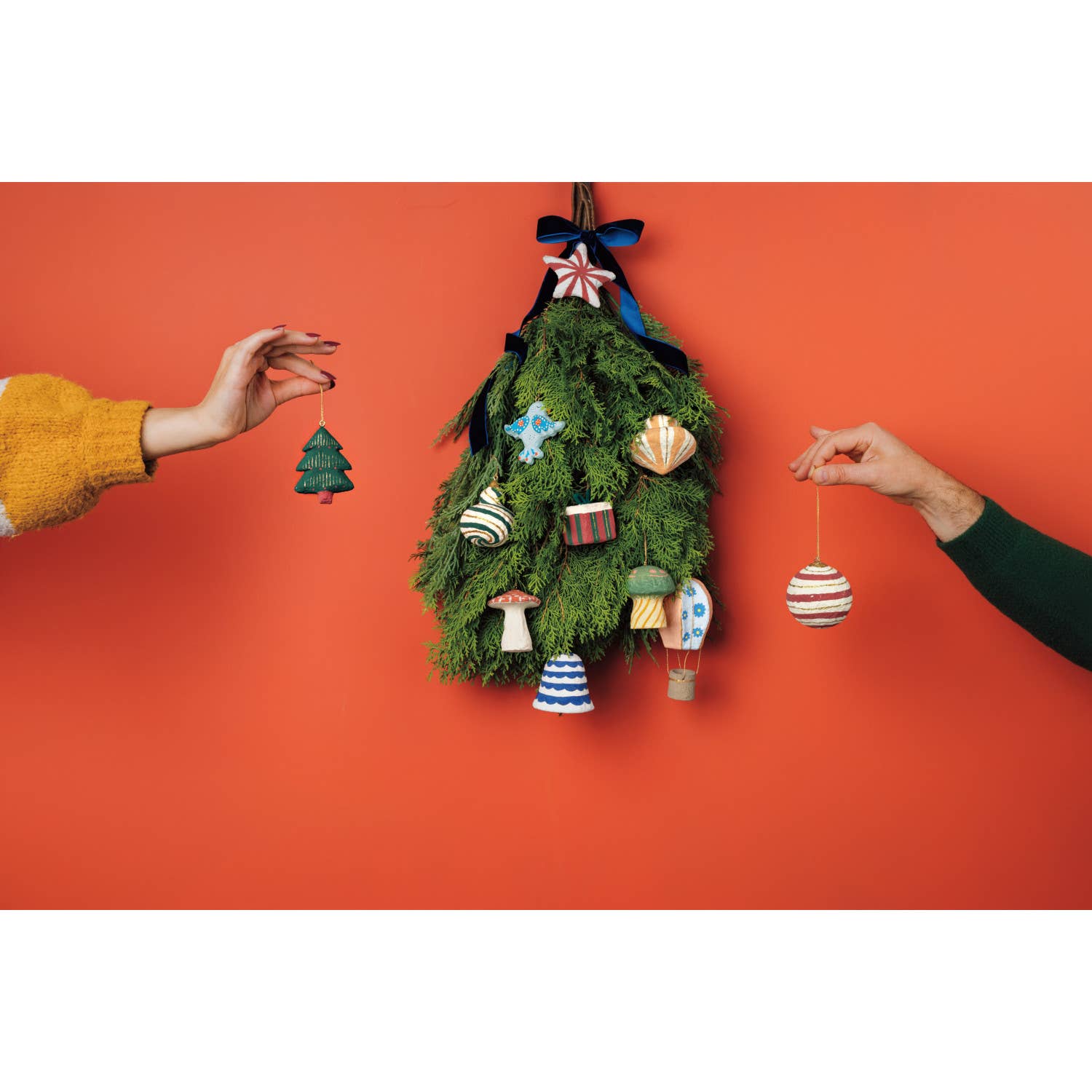 Danica Jubilee - Wholesale Ornament - Hot Air Balloon Mache Christmas Tree Ornaments - Assorted1