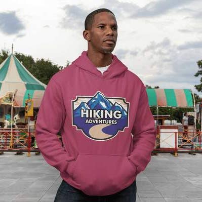 Hiking Adventures Unisex Hoodie for wholesale by Wombacart